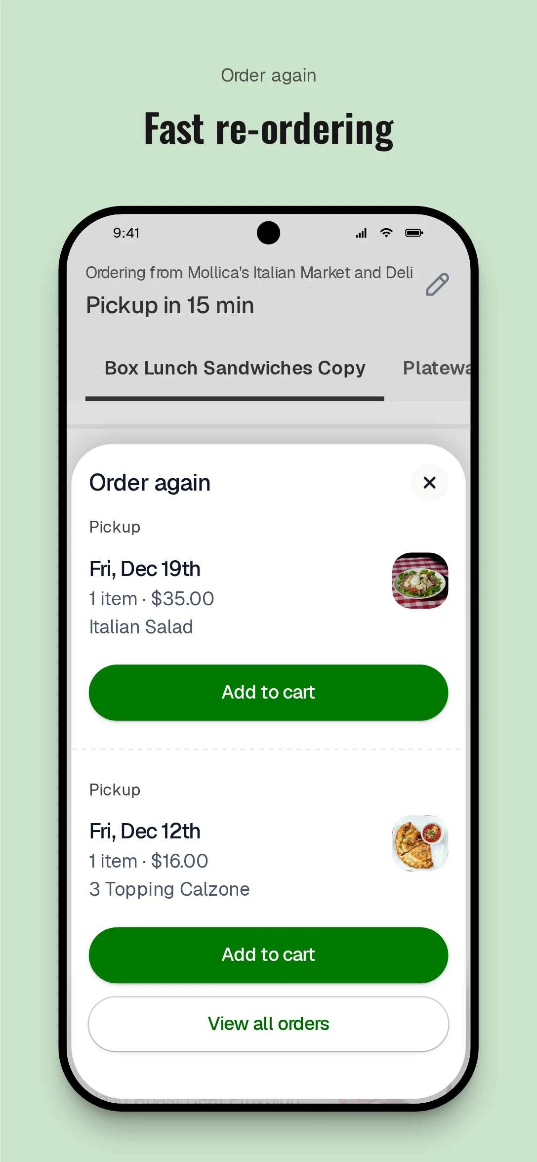 Mollica's Italian Market &Deli screenshot