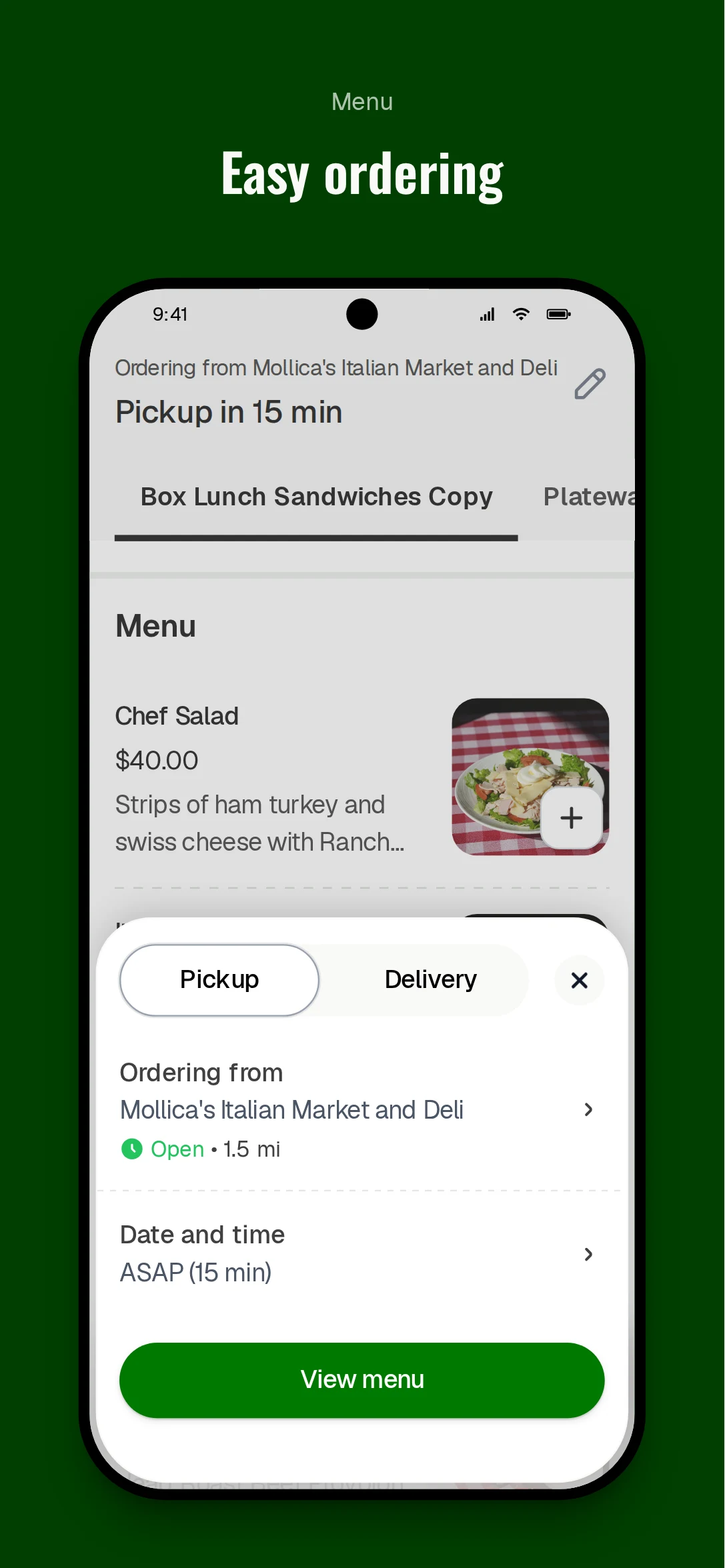 Mollica's Italian Market &Deli screenshot